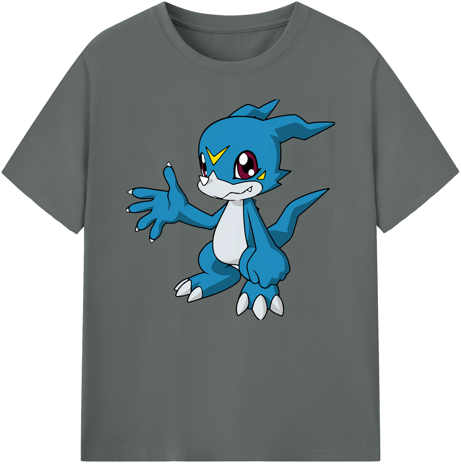 （画像用） Digimon デジタルモンスター/デジモン 綿100％ メンズ半袖Tシャツ｜肌触りやわらか＆通気性